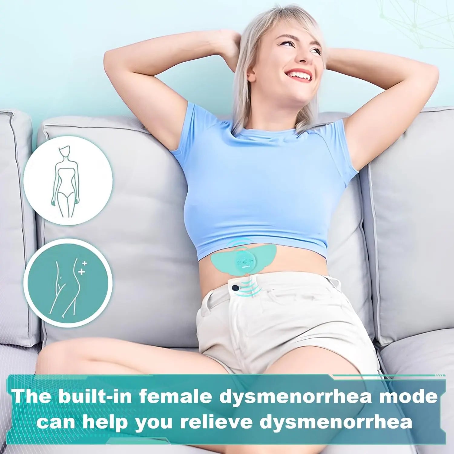 Unlock Your Muscle Potential with Our App-Controlled Bluetooth TENS & EMS Stimulator - 26 Modes & 25 Intensities!